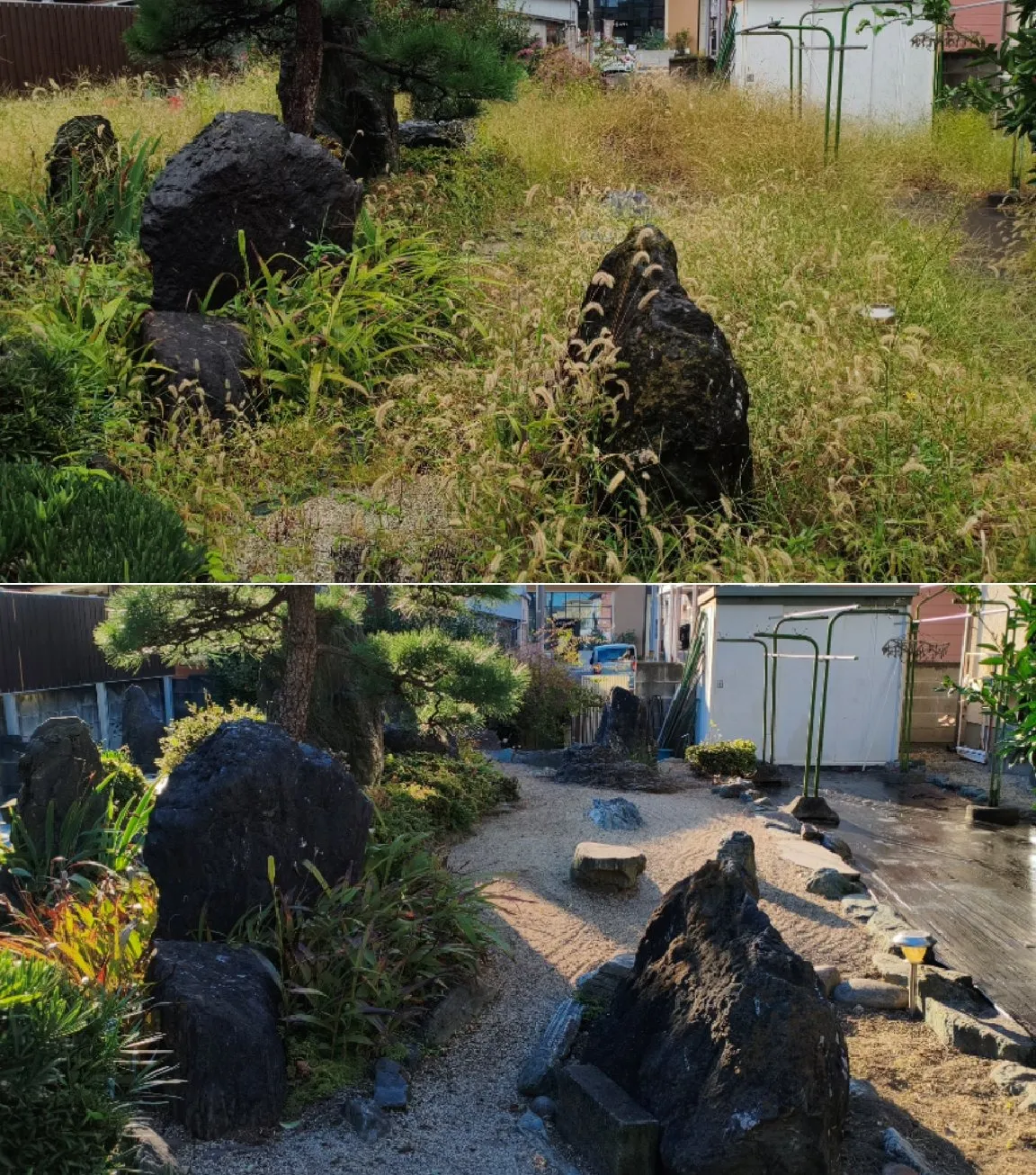 高崎市でお庭の草むしり・除草作業